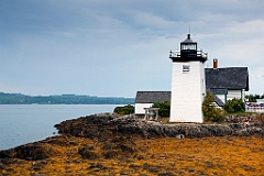 Grindle Point Light on Islesboro Island in Maine